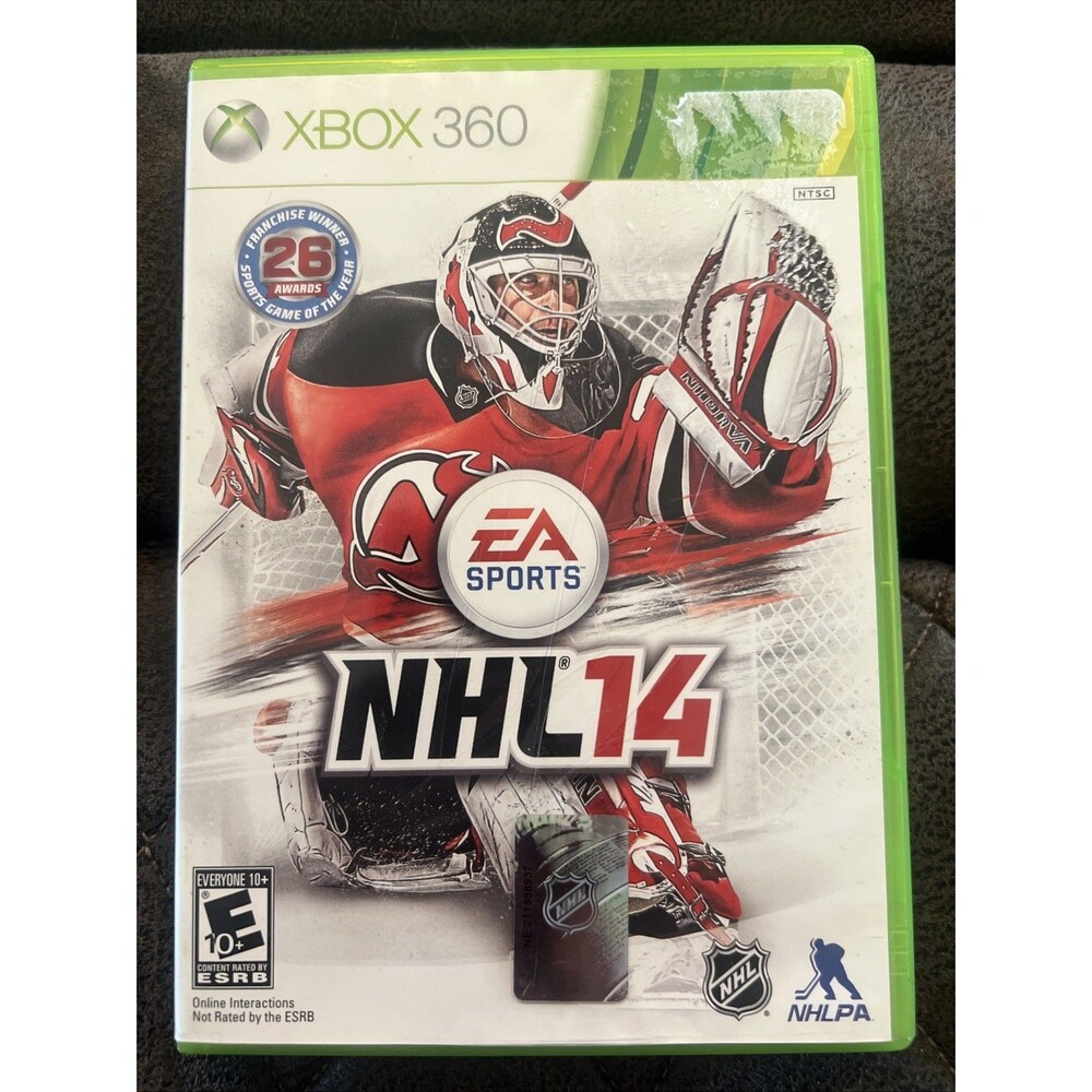 EA Sports NHL 14 Microsoft Xbox 360 w/ Case & Disc 2013 - Good Disk - Ships Fast